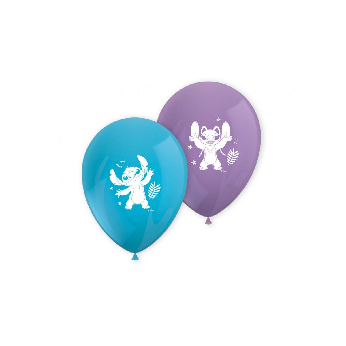 Balon gumowy Stitch & Angel Disney, 8 szt. mix 280mm 12cal Godan (96916)