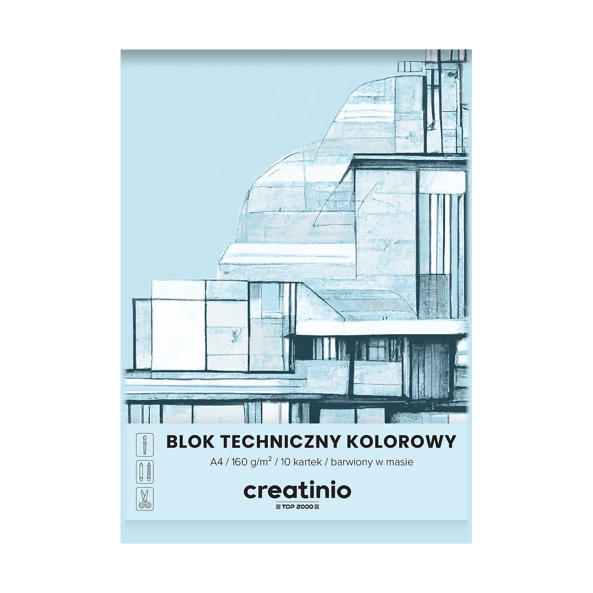 Blok techniczny Top 2000 Creatinio A4 mix 10k (400176669)