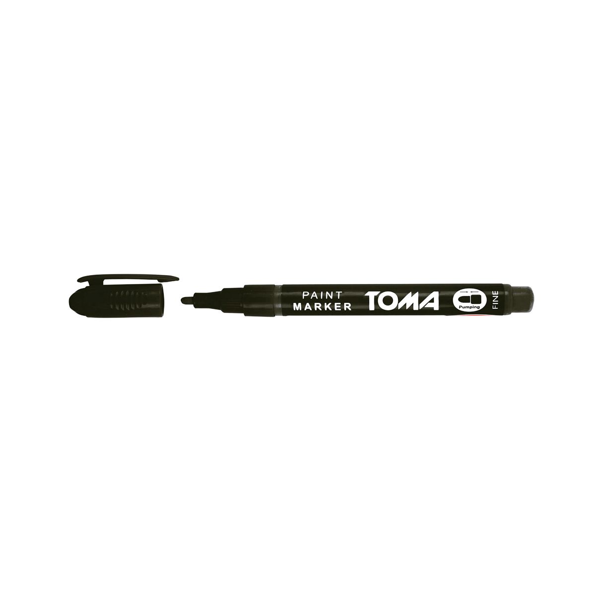 Marker olejowy Toma, czarny 1,5mm okrągła końcówka (TO-441 3 2)