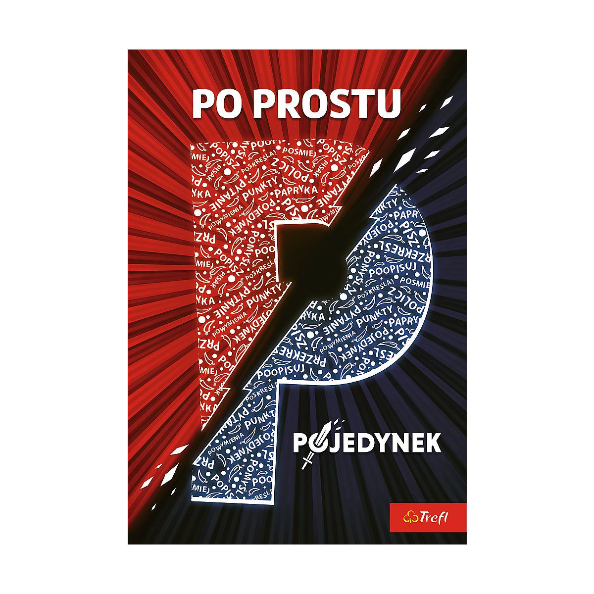 Gra strategiczna Trefl Po Prostu P Pojedynek Po prostu P Prostokąty (02389)