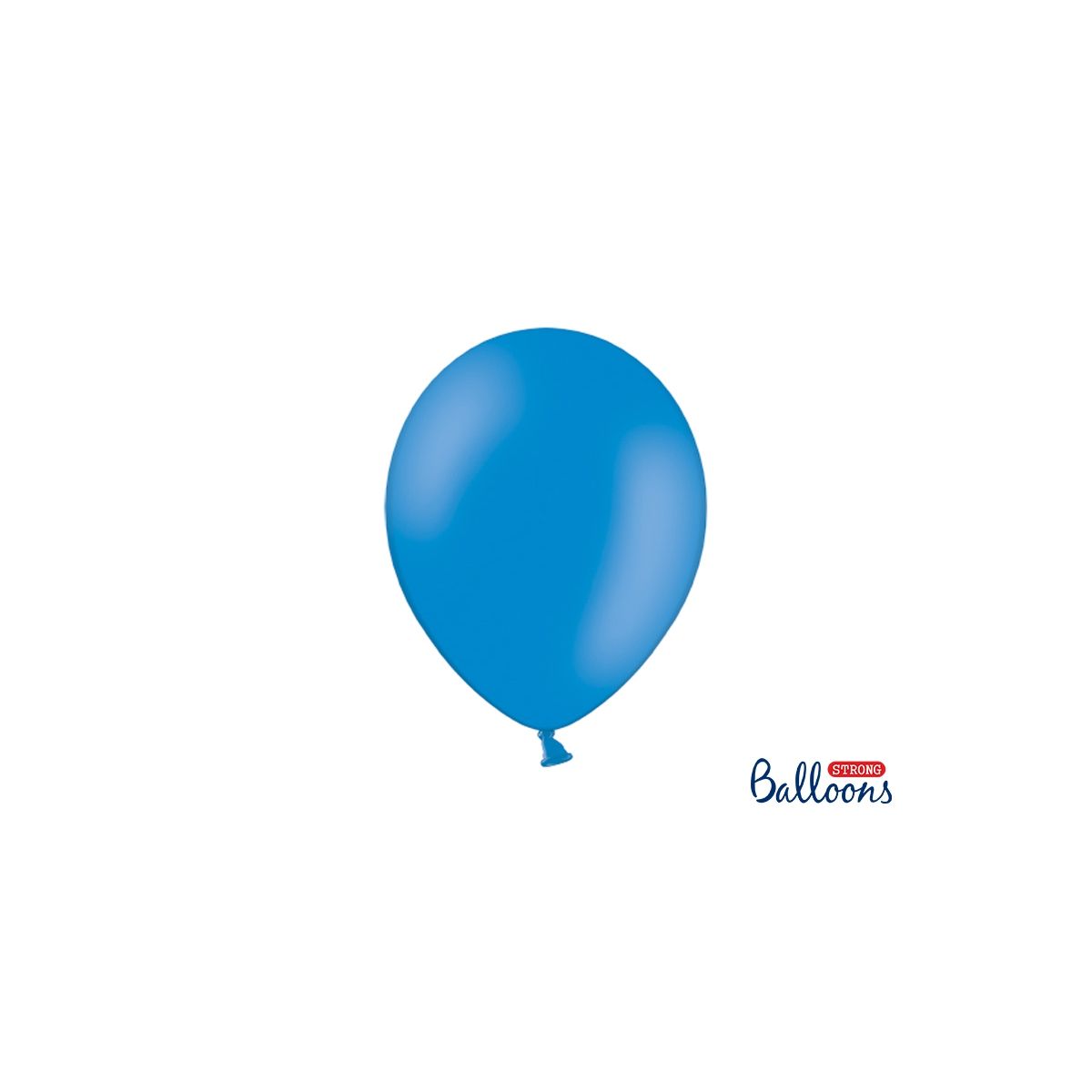 Balon gumowy Partydeco metalizowany 100 szt niebieski 14cal (SB14P-001)