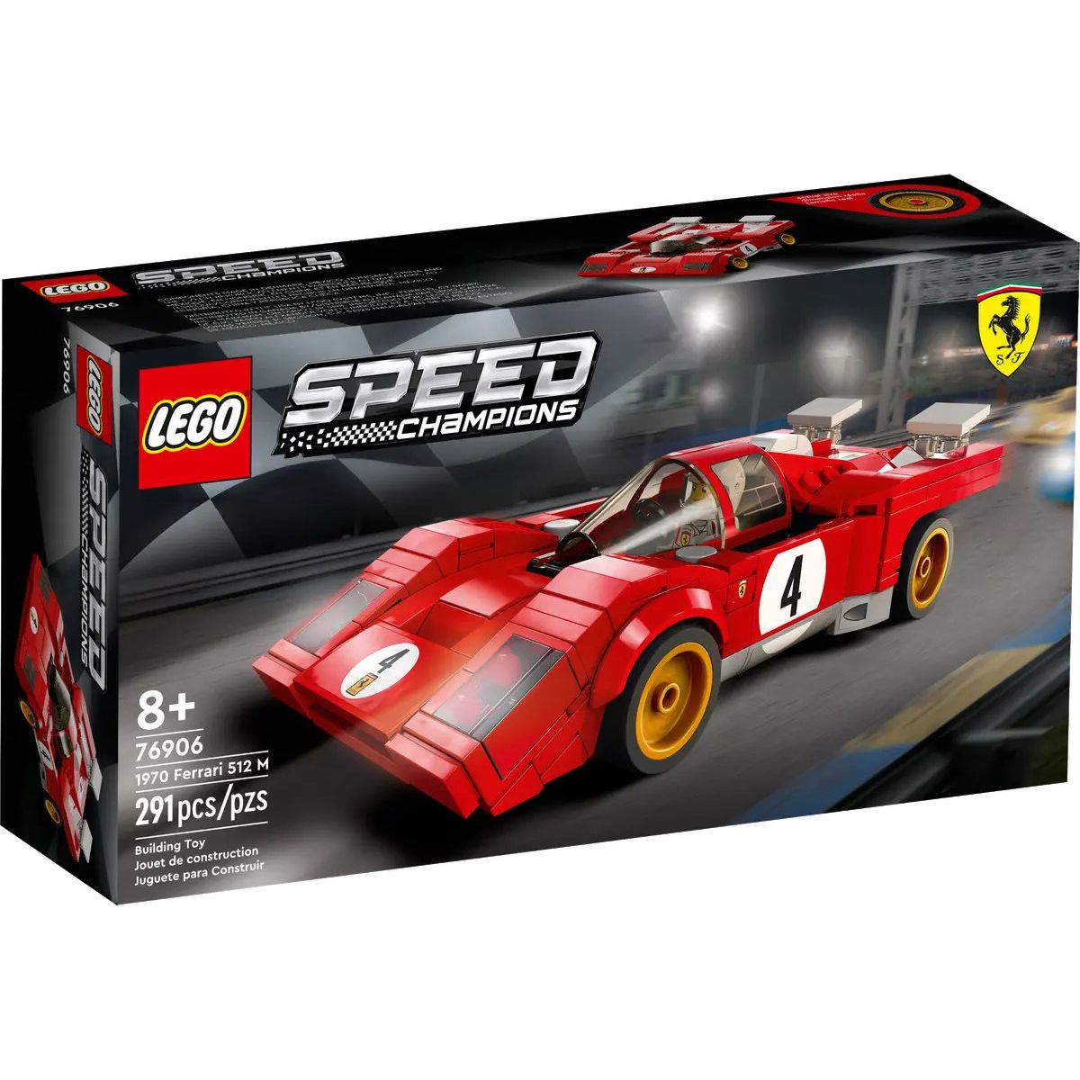 Klocki konstrukcyjne Lego Speed Champions 1970 Ferrari 512 M (76906)