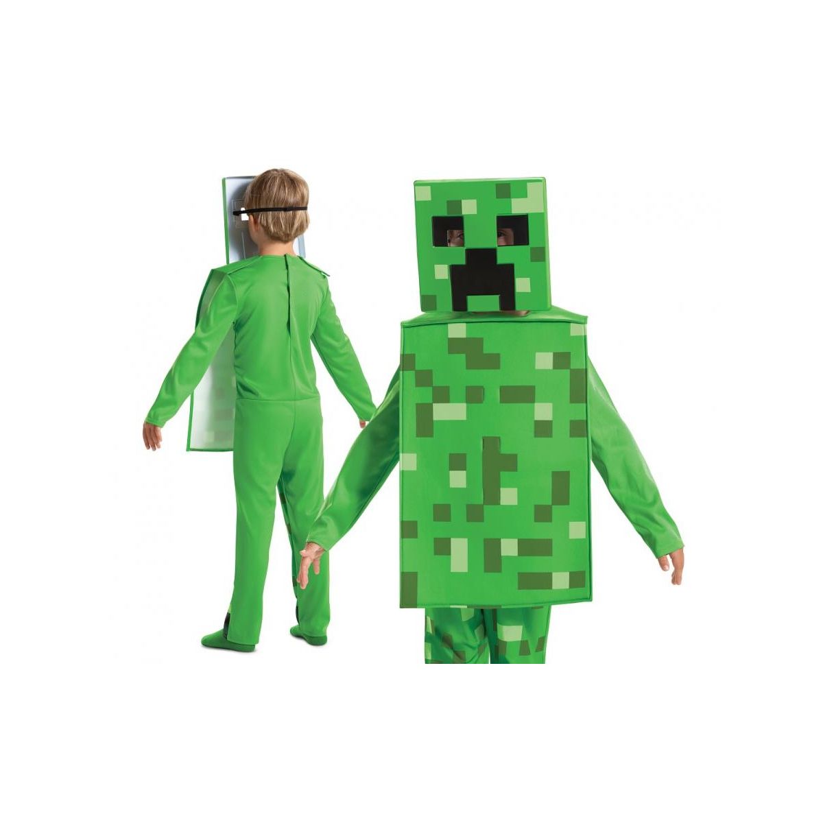 Kostium Godan Creeper Fancy - Minecraft (licencja), rozm. M (7-8 lat) (115779K)