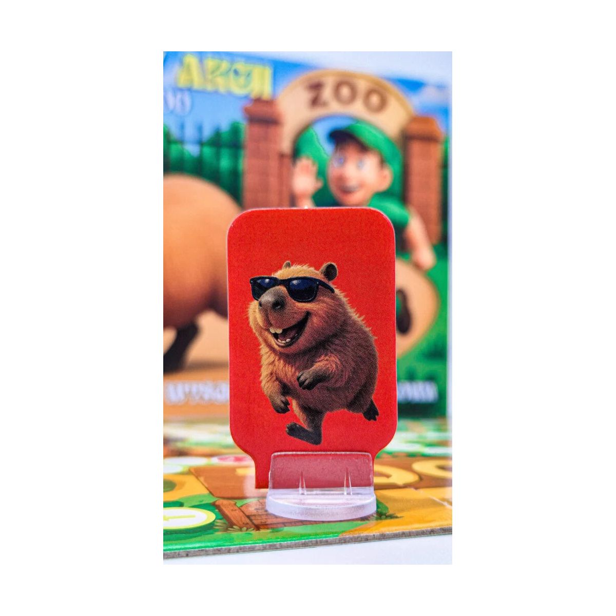 Gra planszowa Kapibary w akcji – Ucieczka z zoo Alexander