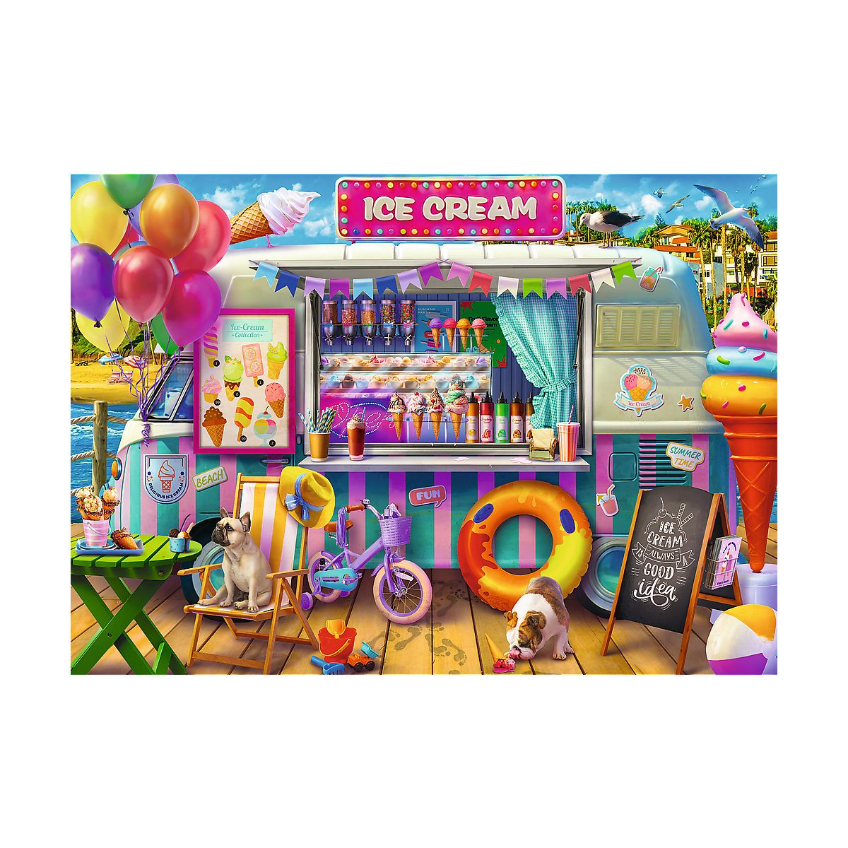 Puzzle Wakacyjny czas 2x500 el. Trefl (37533)
