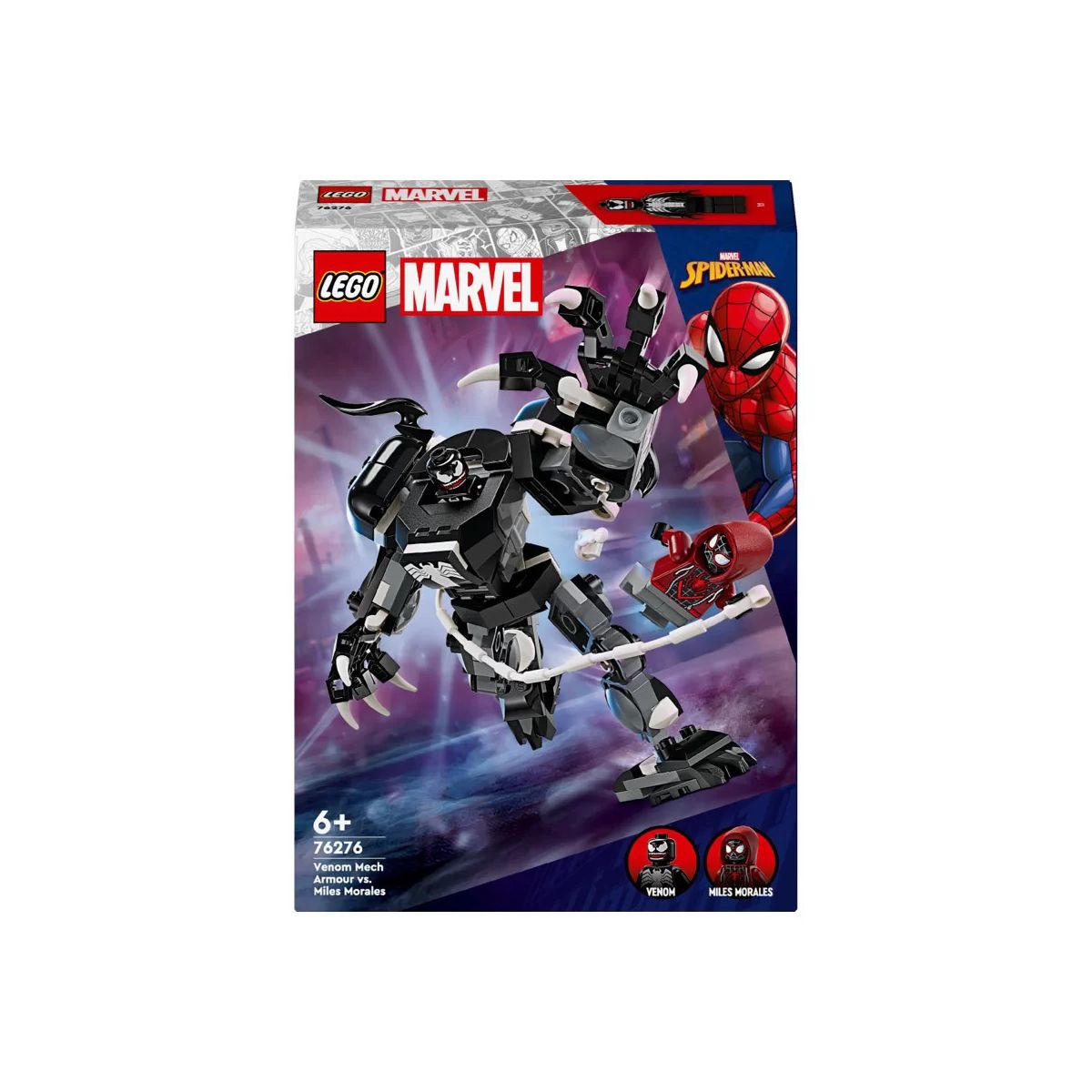 Klocki konstrukcyjne Super Heroes Mechaniczna zbroja Venoma vs. Miles Morales Lego (76276)