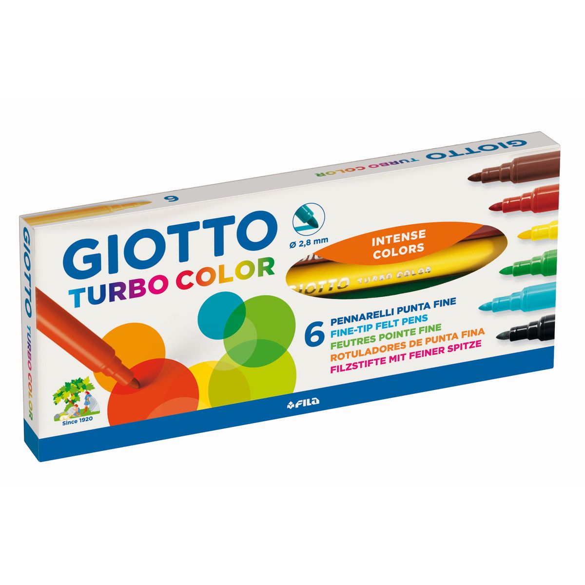 Flamaster Giotto Turbo 6 kol. (415000)