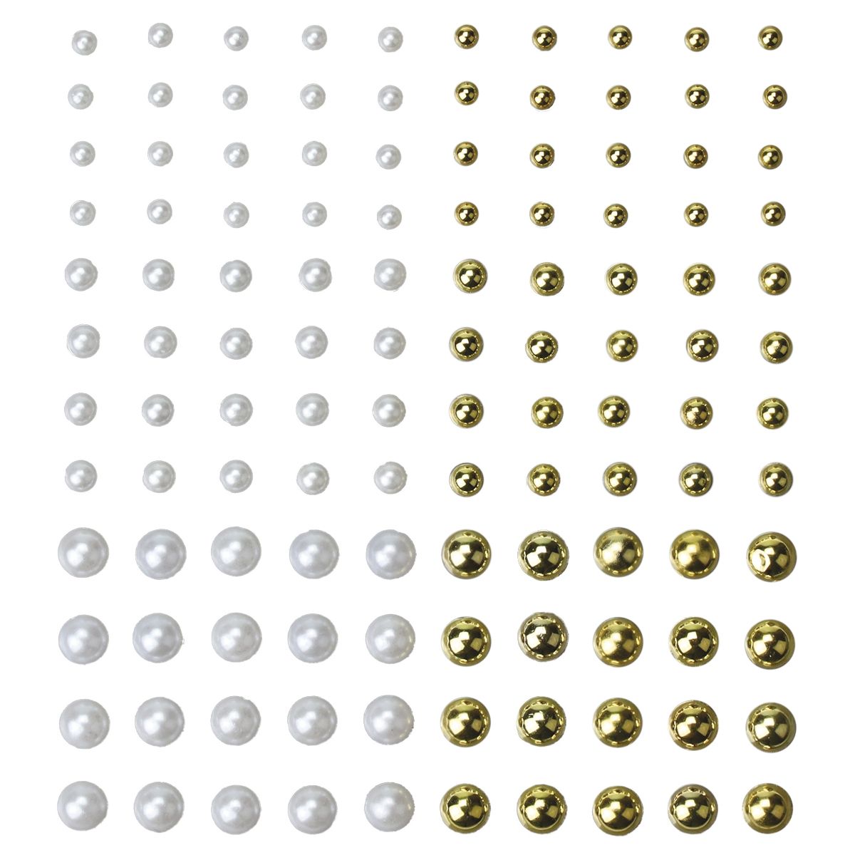 Kryształki Craft-Fun Series perełki mix Titanum (24CY0324 (white,gold))