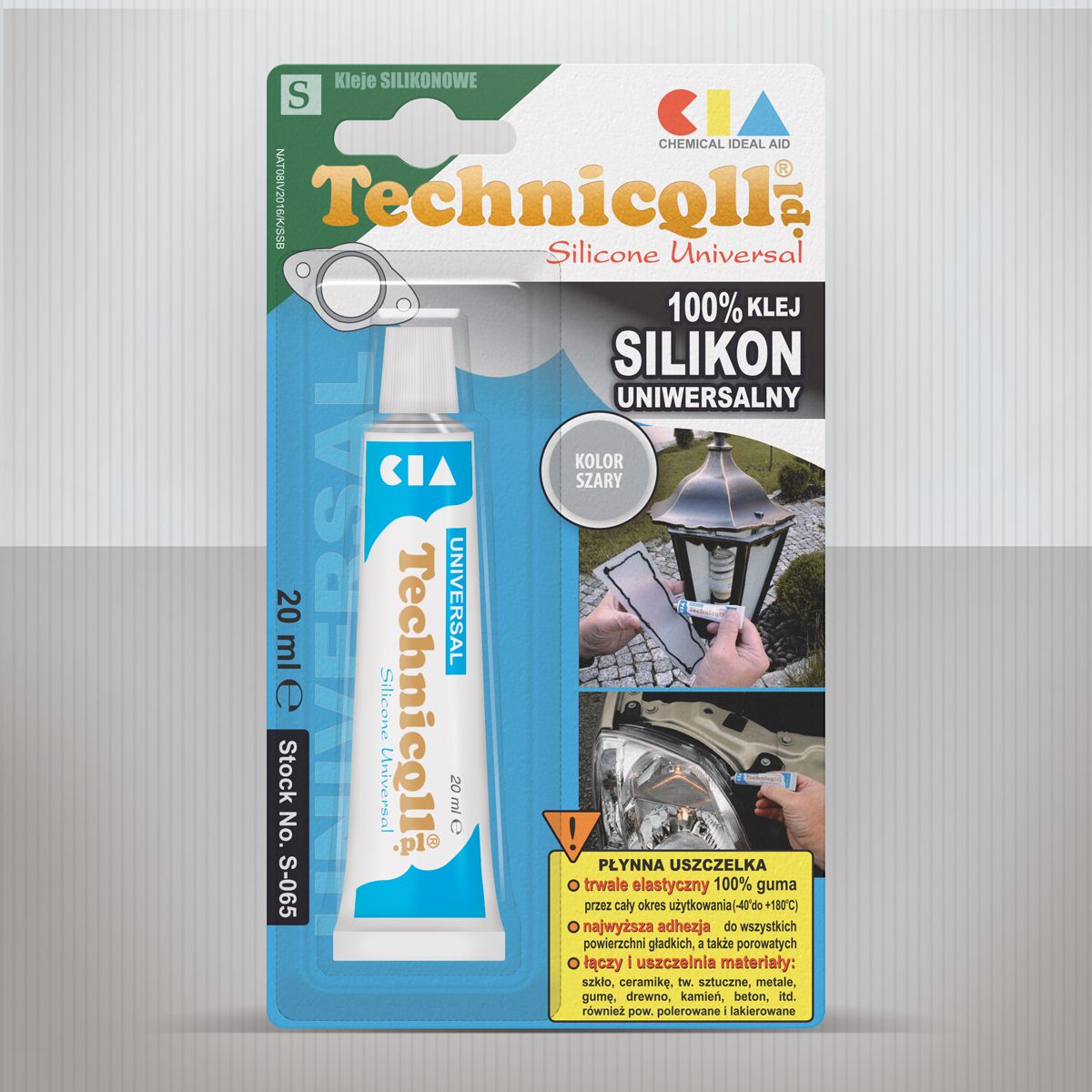 Klej w tubie Technicqll silikon 20ml (S-065)