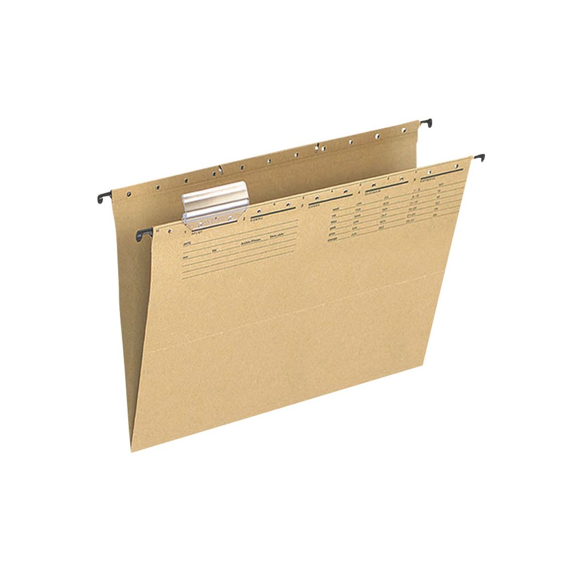 Teczka zawieszkowa A4 brązowy jasny karton 250g Q-Connect (KF00555)