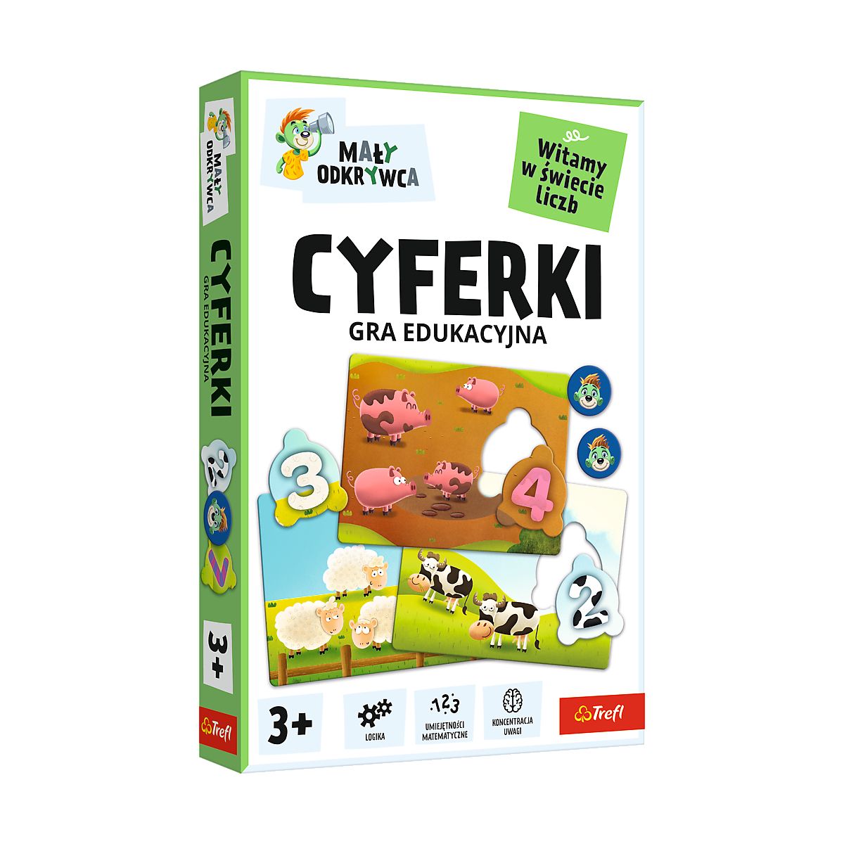 Gra edukacyjna Trefliki Cyferki Trefl (02810)
