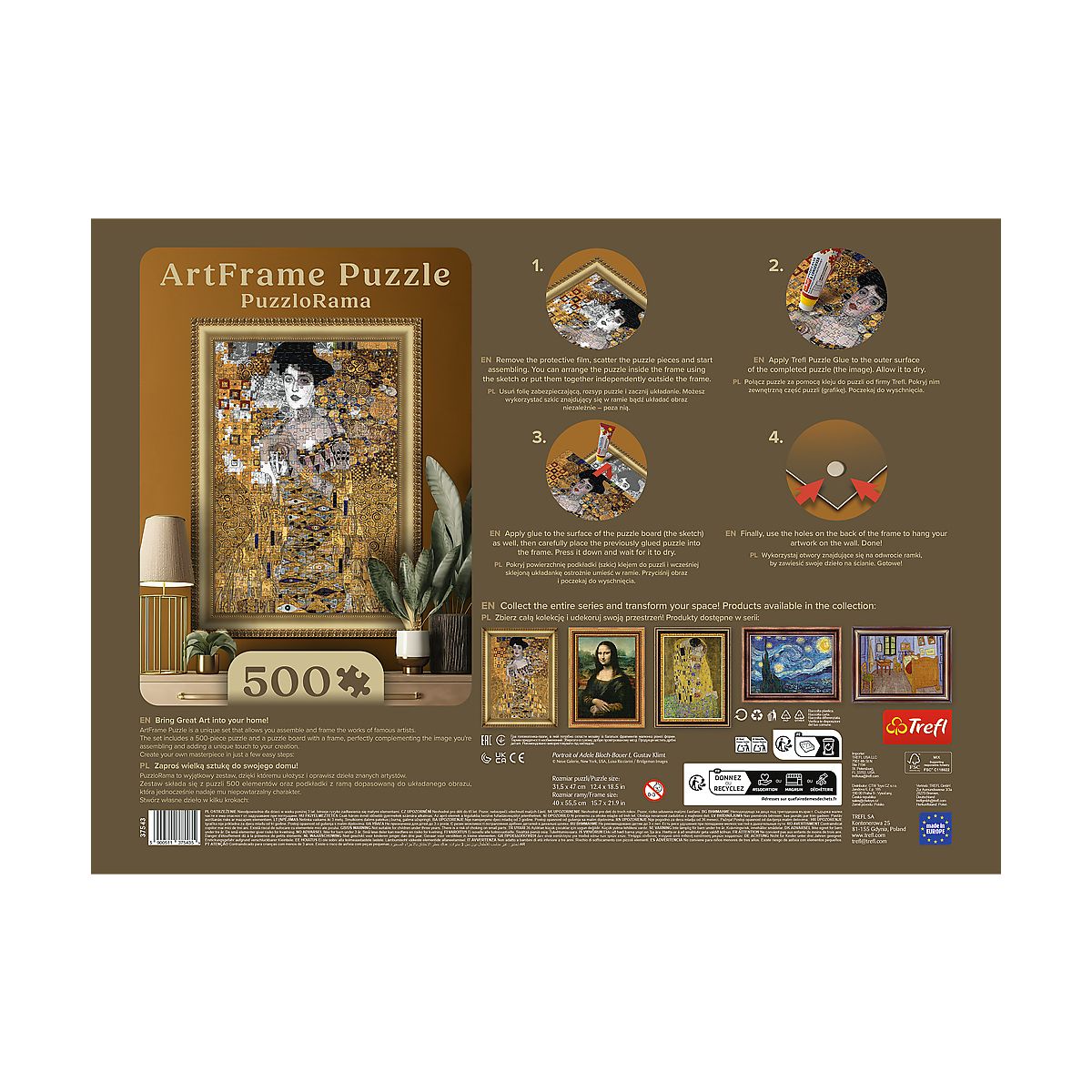 Puzzle Adele Bloch-Bauer, Gustav Klimt Trefl (37543)