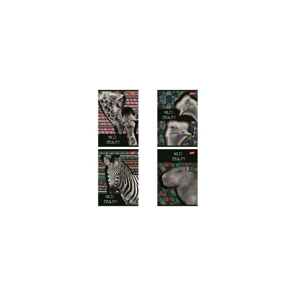 Zeszyt Wild Beauty A5 60k. 70g krata Unipap
