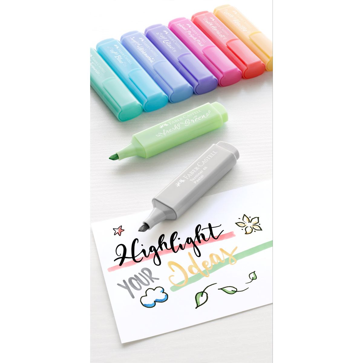 Zakreślacz Faber Castell Pastel mix 5mm (FC154681)