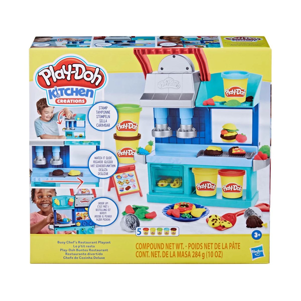 Masa plastyczna dla dzieci Play Doh zestaw Restauracja mix Hasbro (F8107)