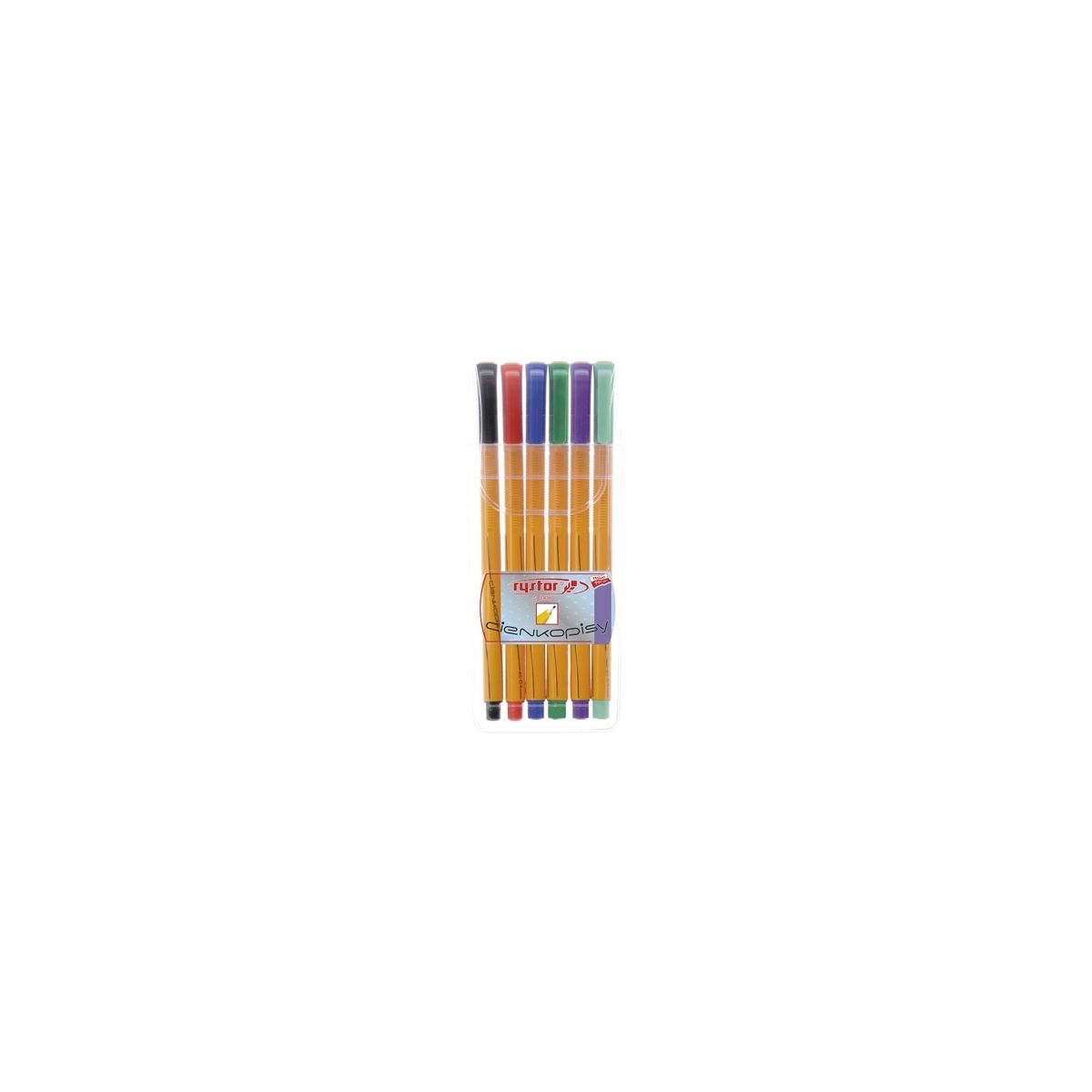Cienkopis Rystor RC-04 6 kolorów