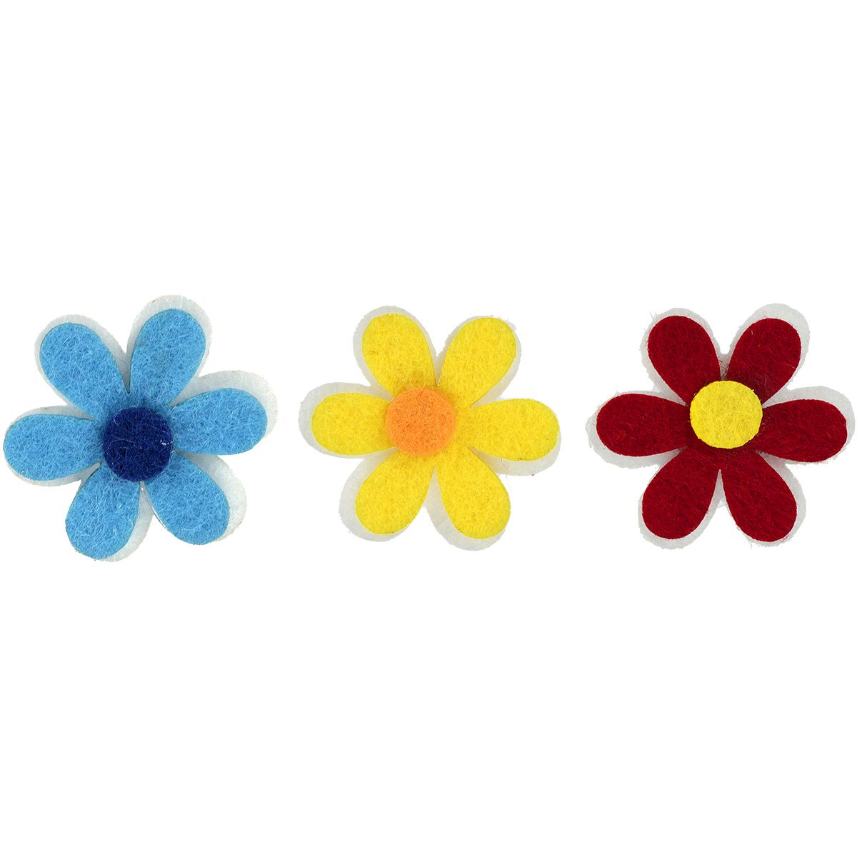 Ozdoba filcowa Titanum Craft-Fun Series kwiatki (20HY0402-24)