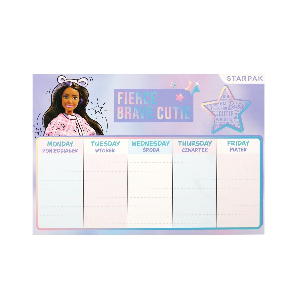 Plan lekcji Starpak Barbie St (513953)