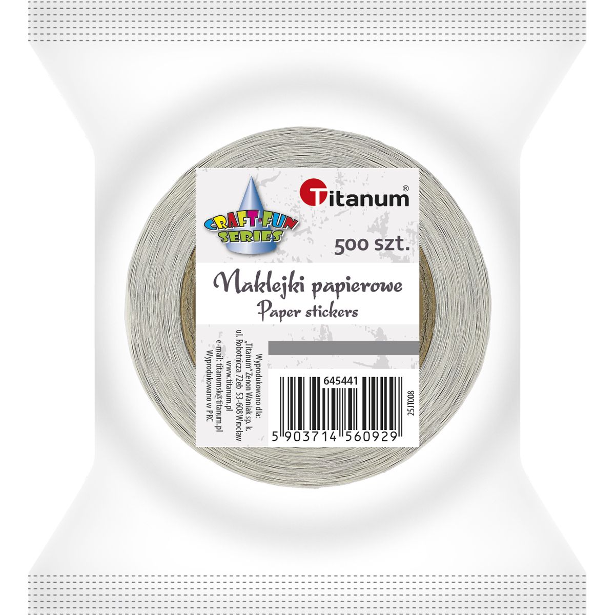 Naklejka (nalepka) Craft-Fun Series Serca Naklejki na rolce Titanum (25JT008)