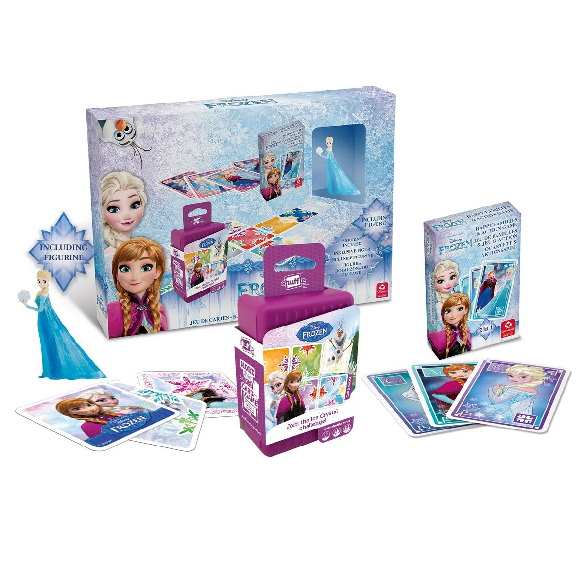 Gra edukacyjna cartamundi Frozen gra karciana frozen+figurka (100221957)