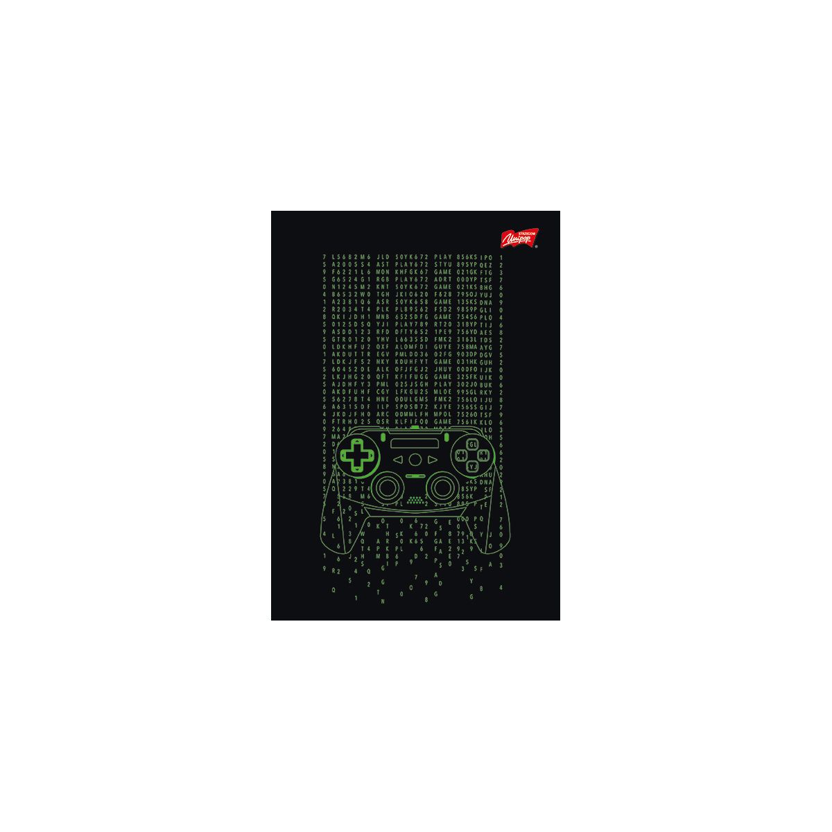 Zeszyt Unipap Gamer z lakierem miejscowym A5 60k. 70g linia