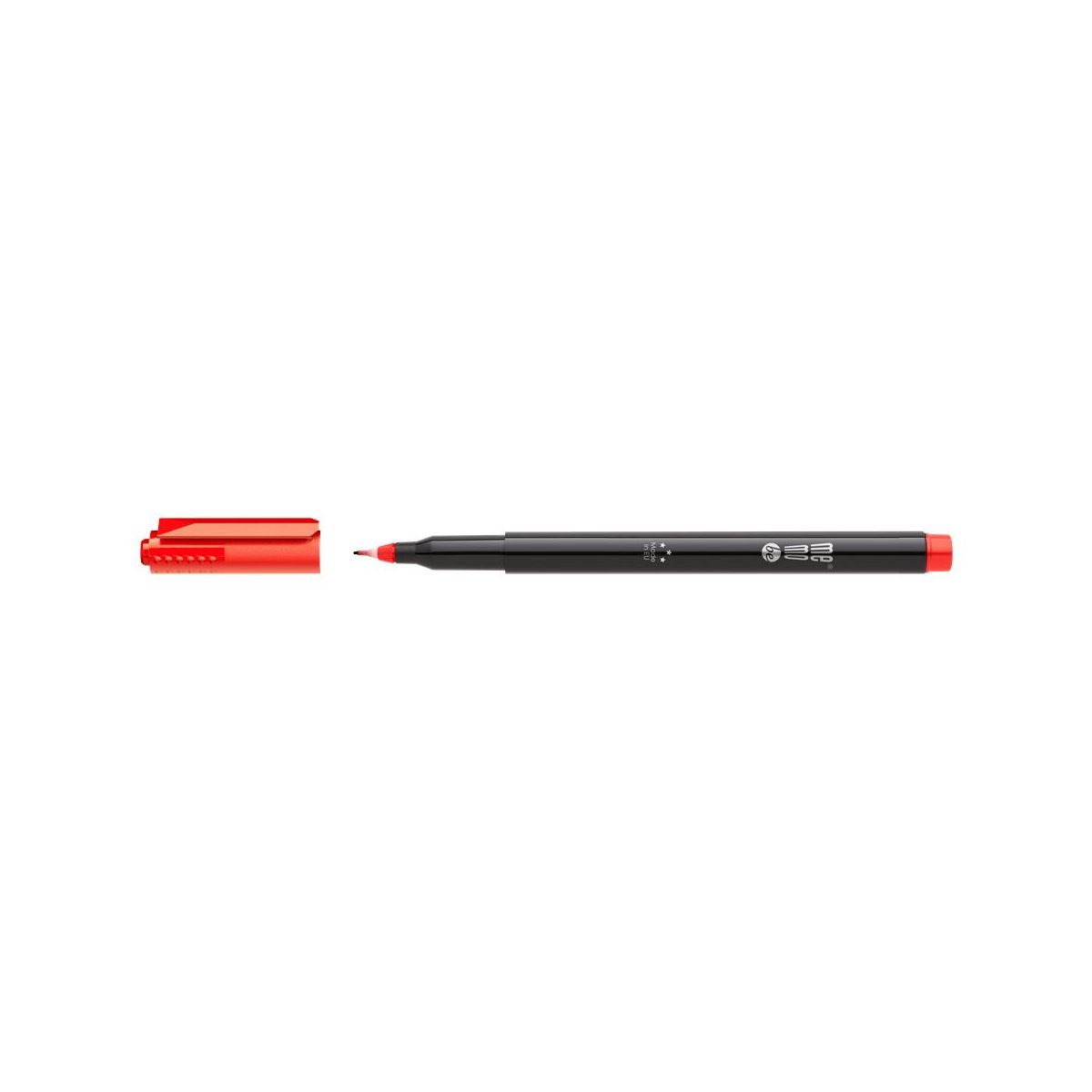 Marker permanentny Memobe czerwony czerwony 0,5mm okrągła końcówka (MM251-05)