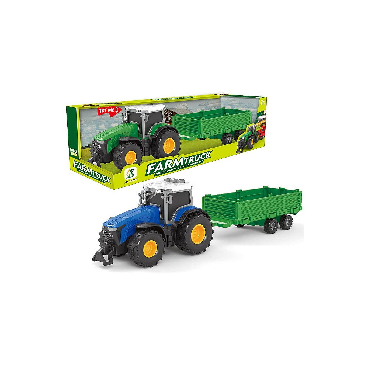Traktor Adar z przyczepą, światło i dźwięk (582576)