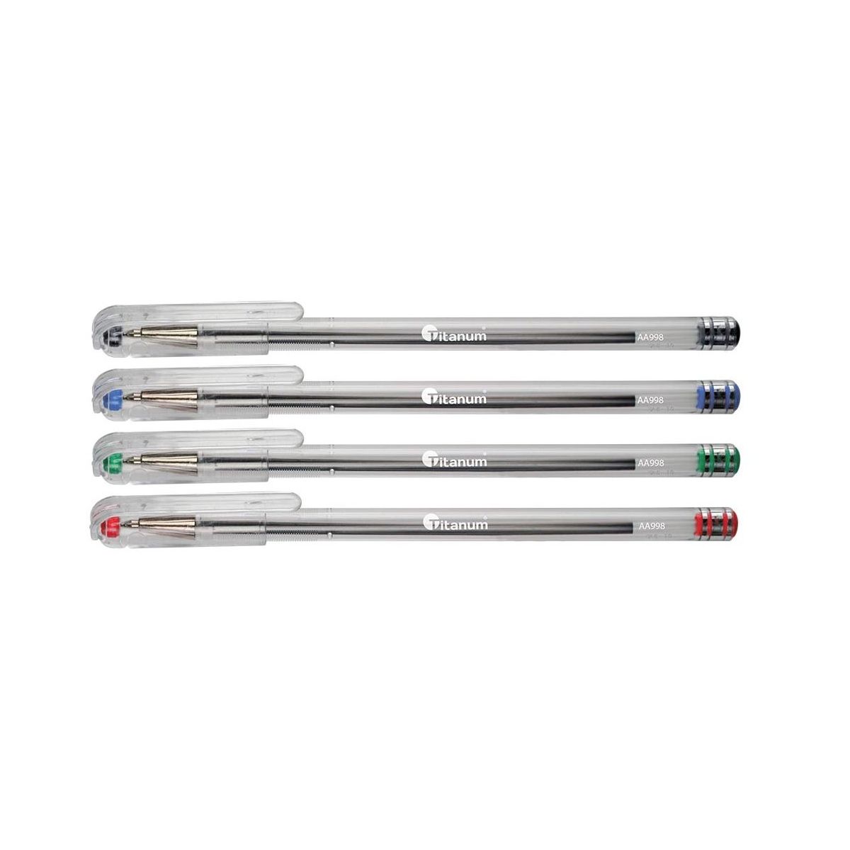 Komplet długopisów Titanum AA998 4 kolory