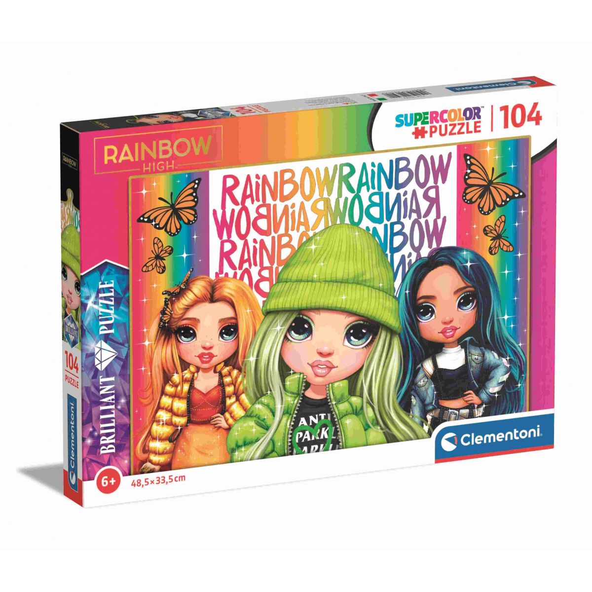 Puzzle Clementoni Brilliant Rainbow 104 el. (CLM20342)