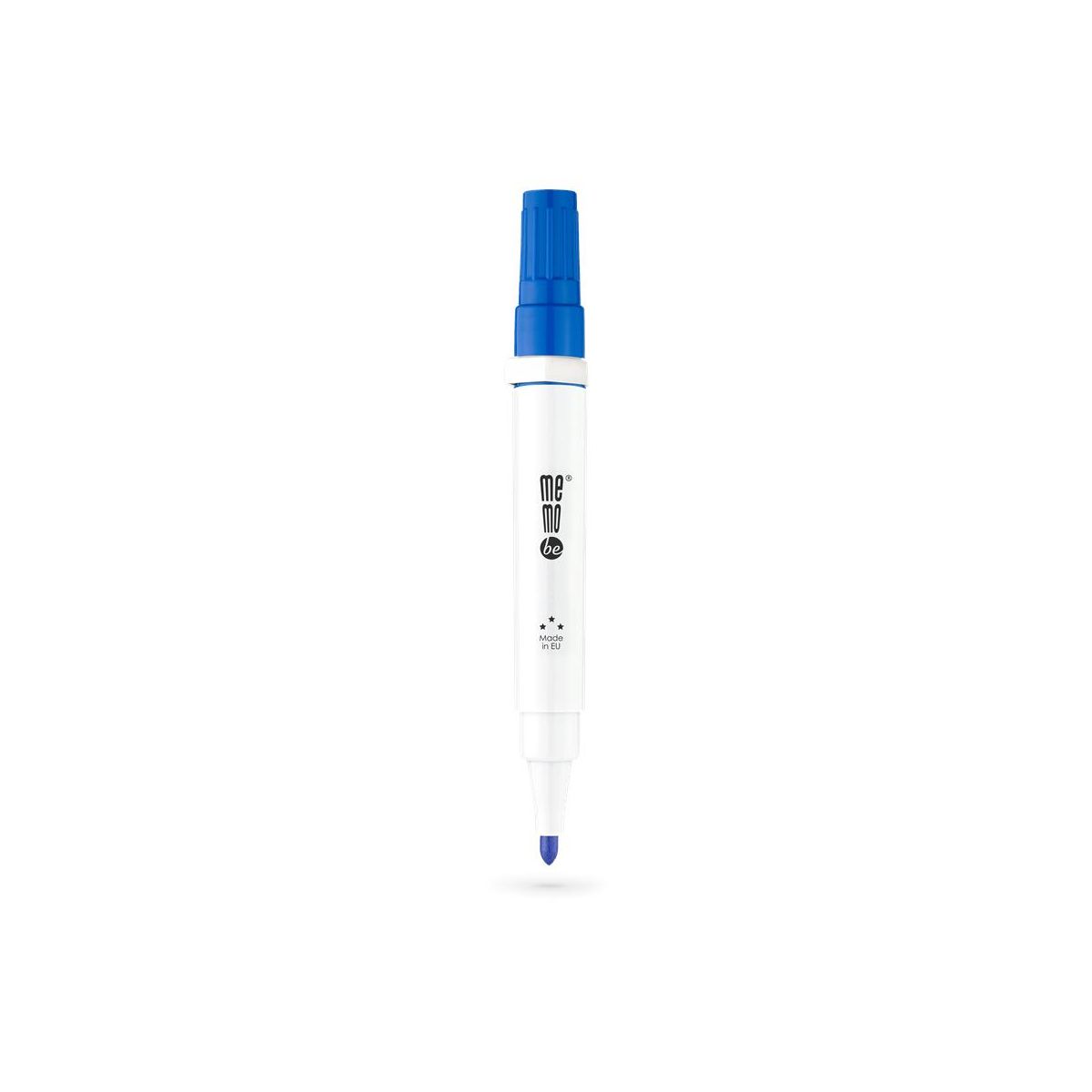 Marker suchościeralny Memobe z gąbką NIEBIESKI niebieski 1-3mm okrągła końcówka (MM351-03)