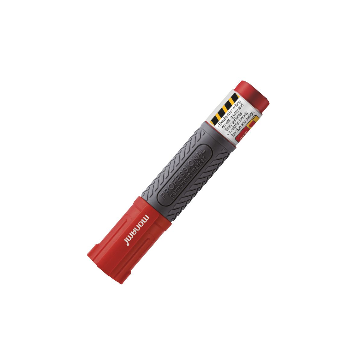 Marker permanentny Monami Professional 2080030501 czerwony 5-8mm ścięta końcówka (160-2485)