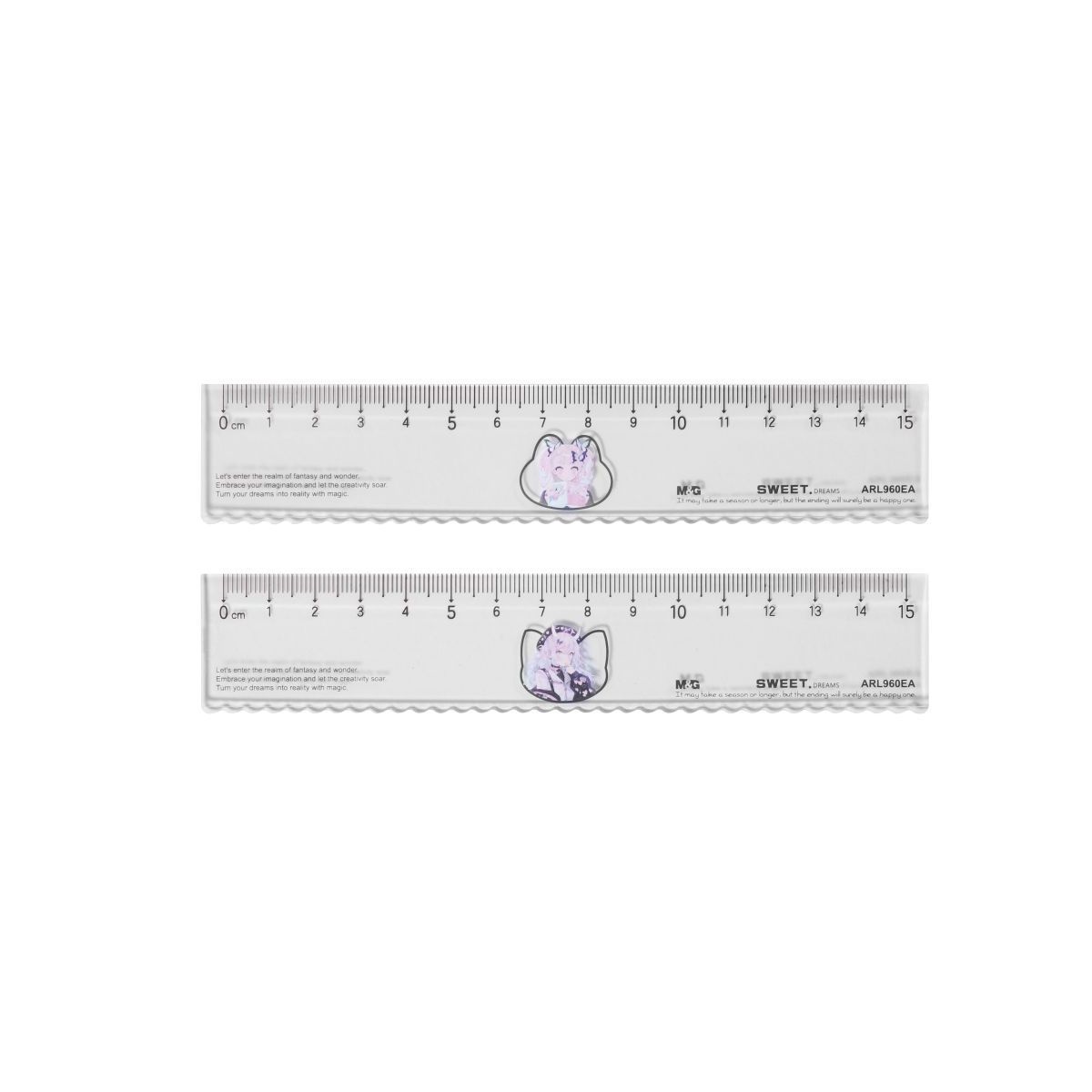 Linijka plastikowa Mg 15cm (MG ARL960EA)