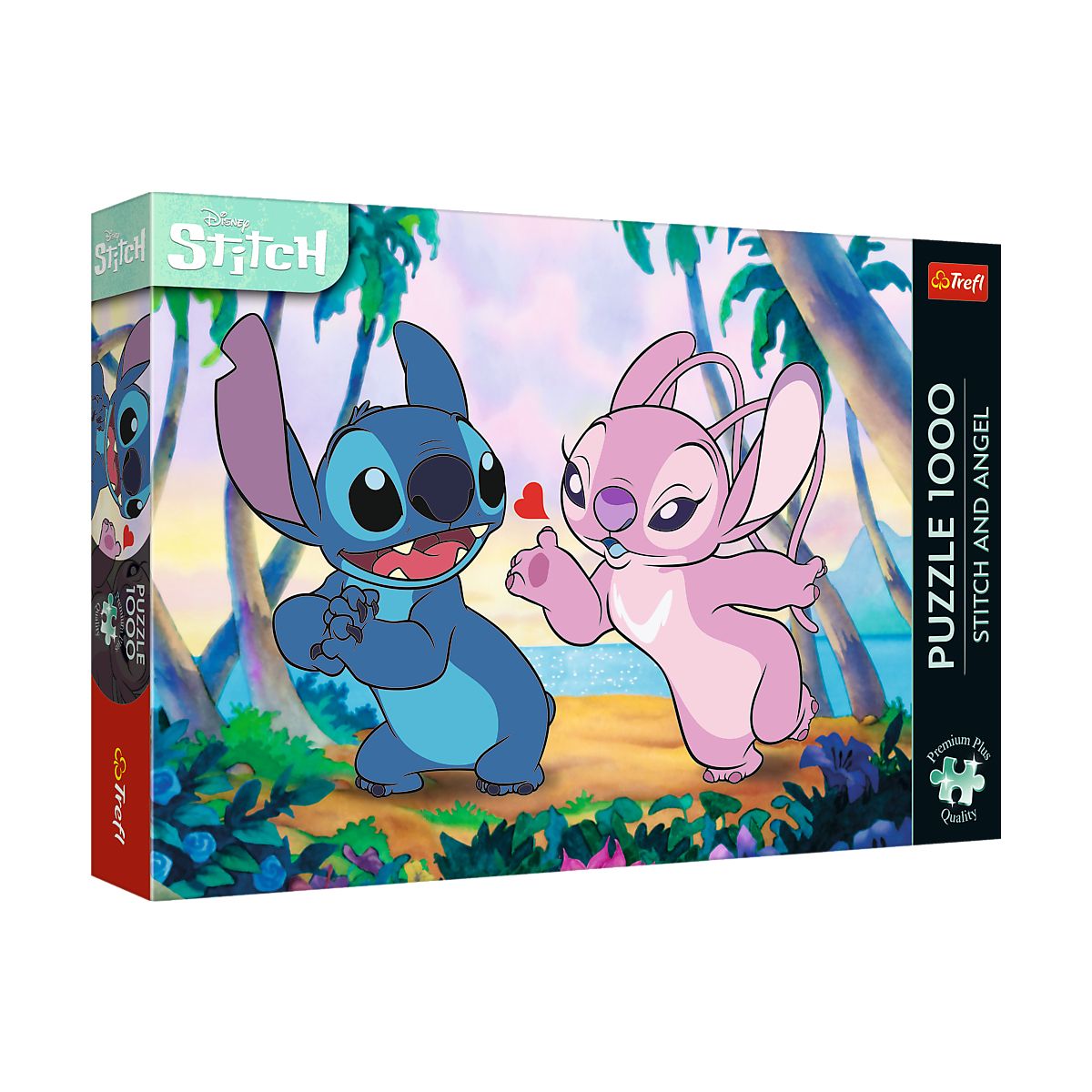 Puzzle Stitch Premium Plus Stitch i Angel 1000 el. Trefl (12079)