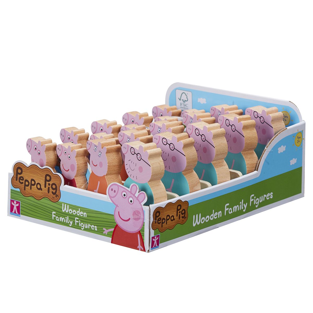 Figurka Tm Toys Peppa Pig drewniany 4 pack (PEP07207)