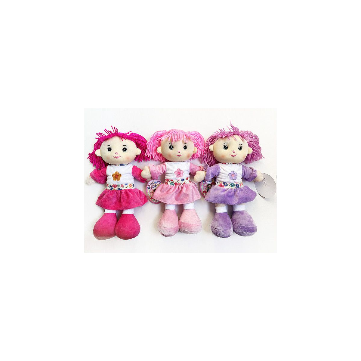 Lalka szmacianka 3 kolory [mm:] 350 Bigtoys (BLAL2884)