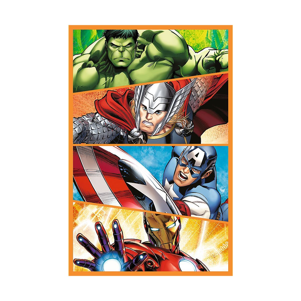 Puzzle Avengers Dni pełne akcji 3x80 el. Trefl (34883)