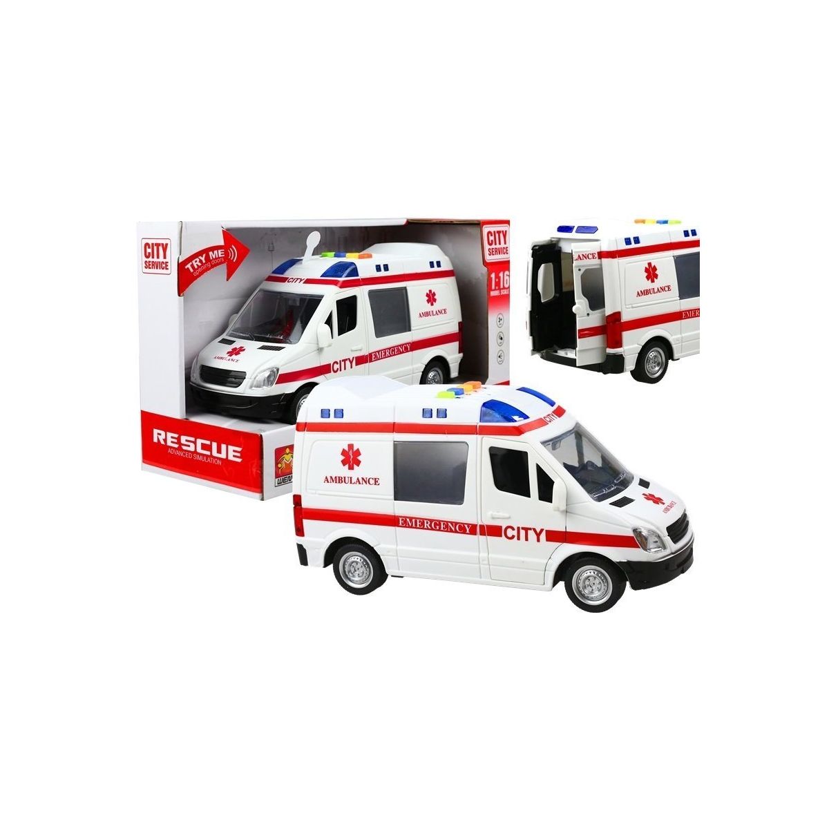 Ambulans Lean światło i dźwięk (2204)