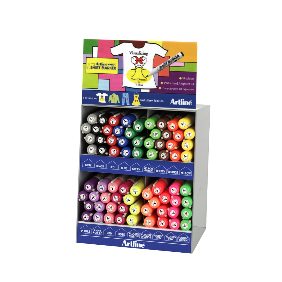 Marker specjalistyczny do odzieży czarny okrągła końcówka Artline (AR-002 7 2)