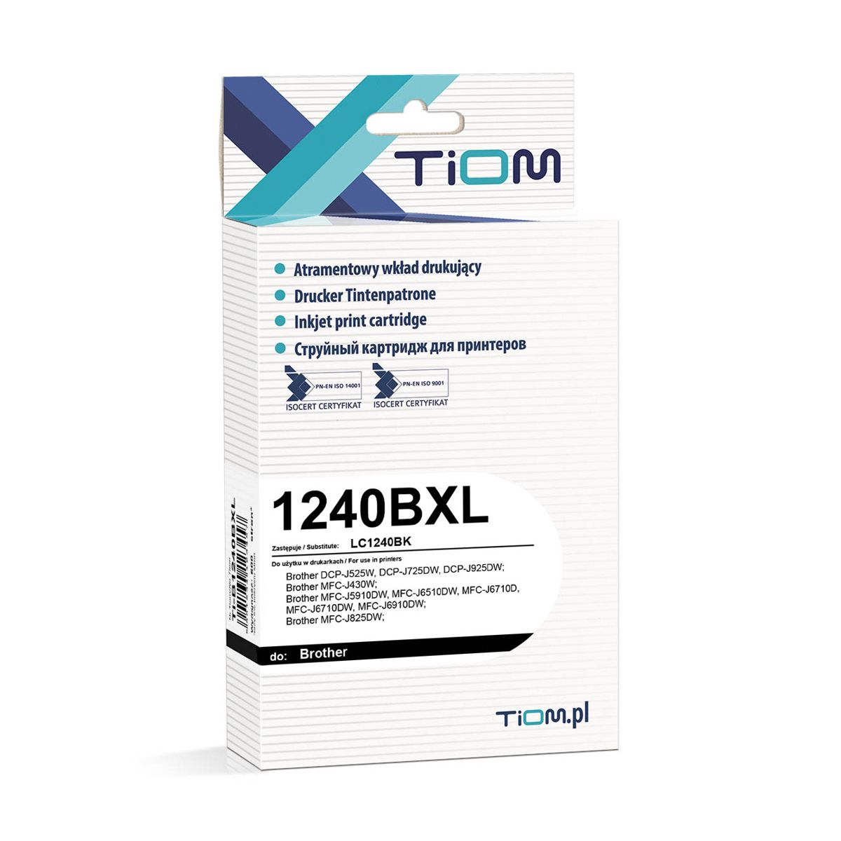 Tusz (cartridge) alternatywny Tiom Brother Lc1240xl Bn (Ti-B1240BXL)