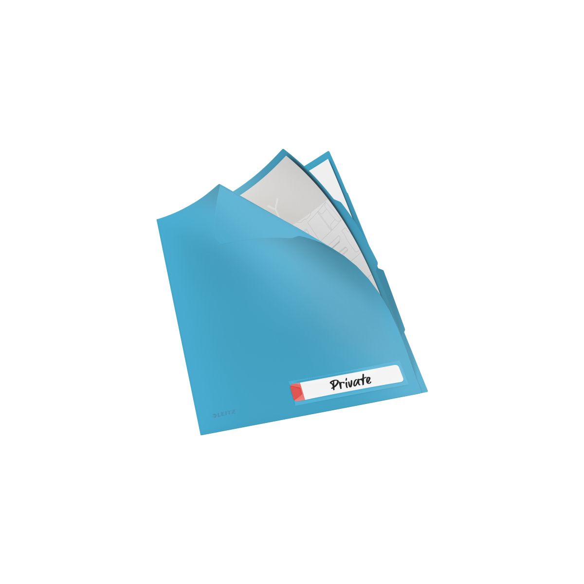 Koszulki na dokumenty Leitz Cosy A4 kolor: niebieski (47160061)