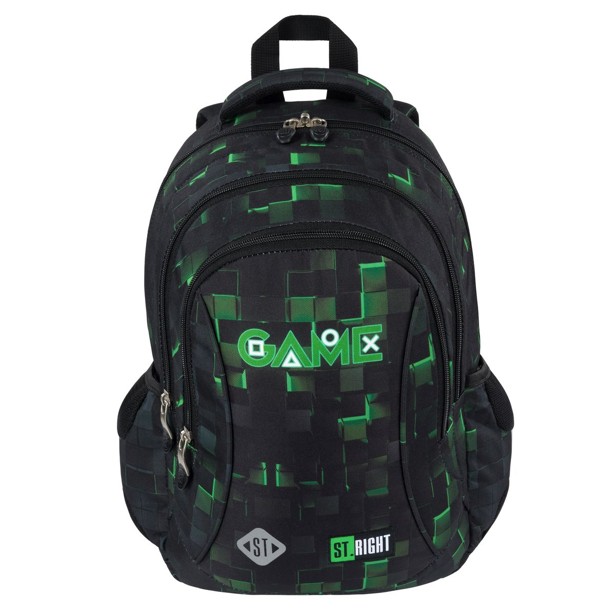 Plecak GREEN GAME 3-KOMORY St.Right (BP-26)