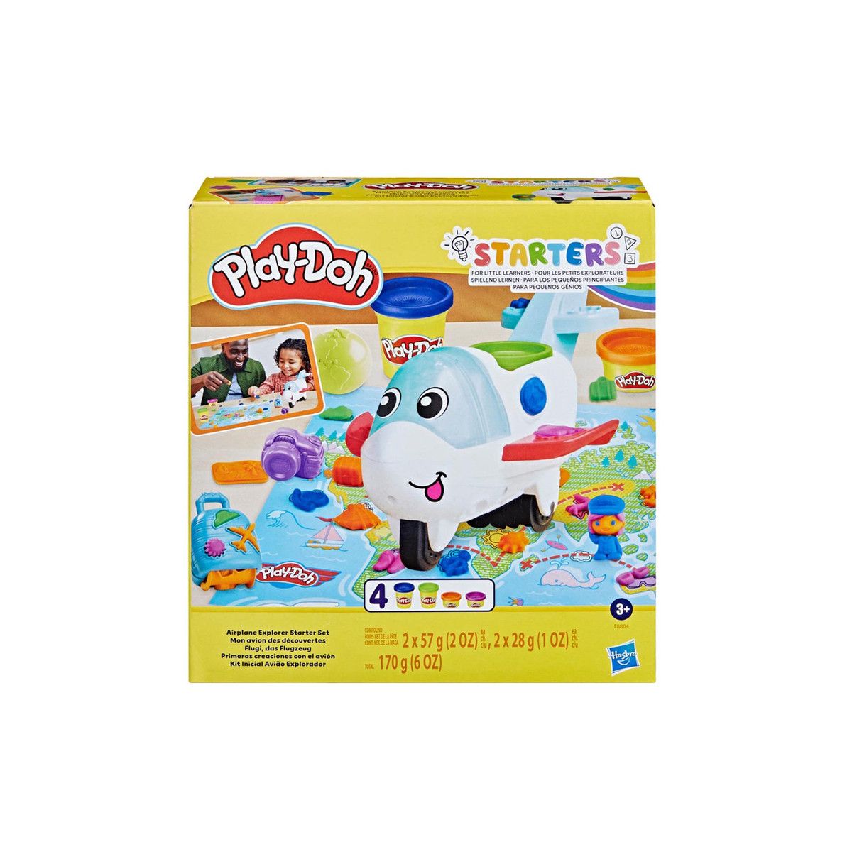 Masa plastyczna dla dzieci Play Doh Samolot odkrywcy mix Hasbro (F8804)