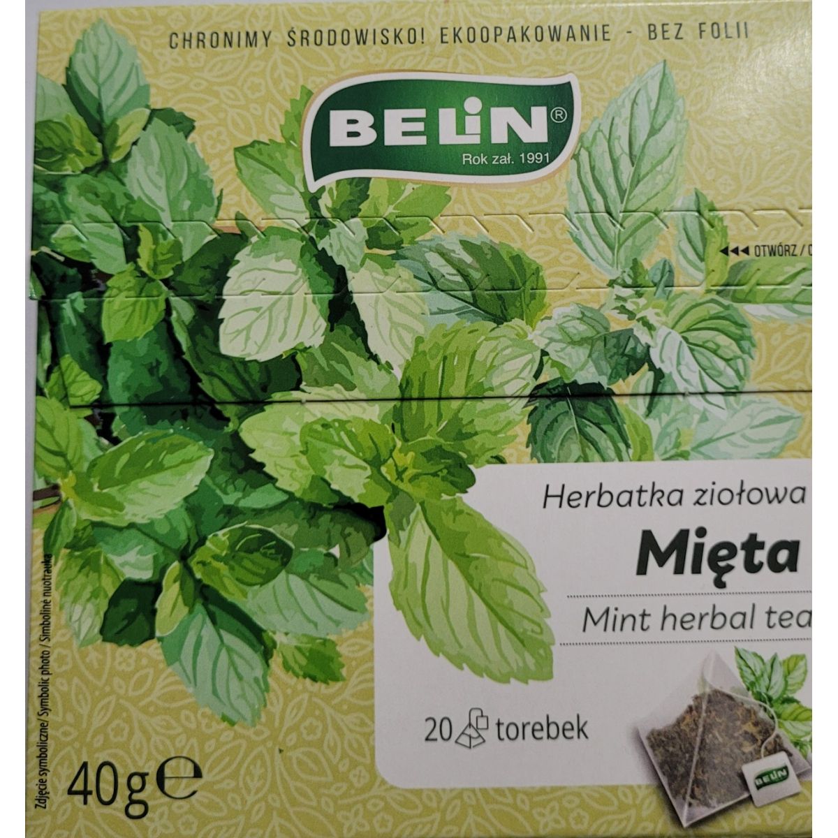 Herbata Belin Mięta piramidki