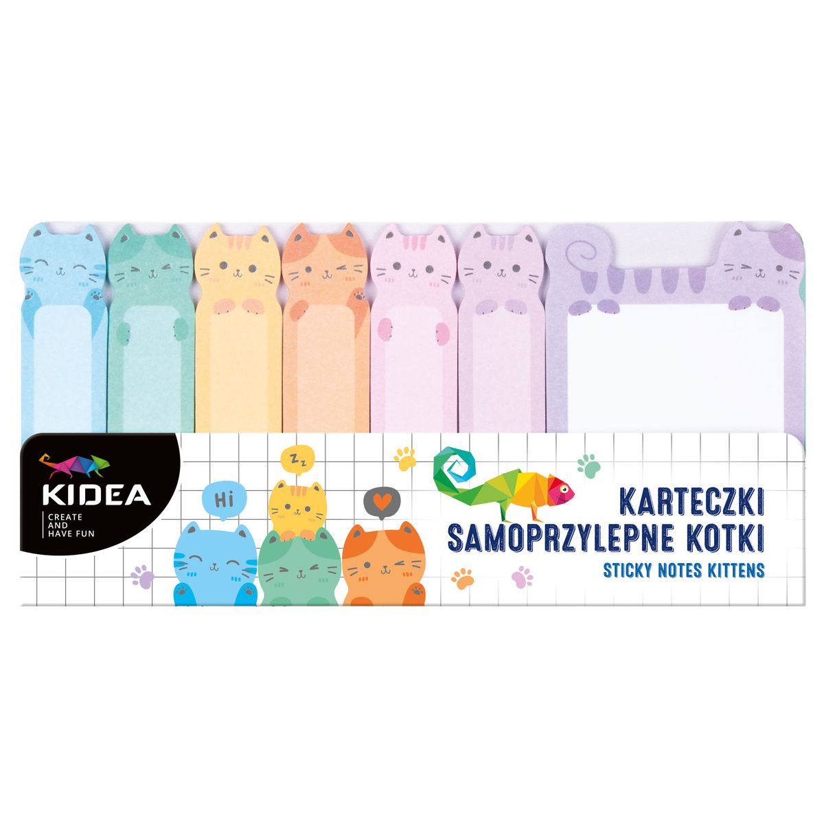 Notes samoprzylepny (karteczki) Derform mix (KASKKA)