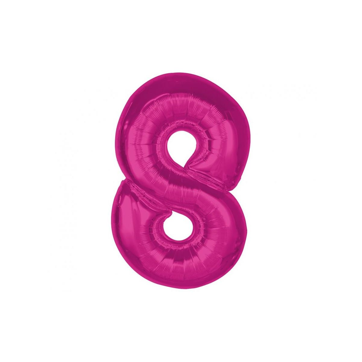 Balon foliowy Smart cyfra 8, różowa, 92 cm Godan (CH-S9R8)