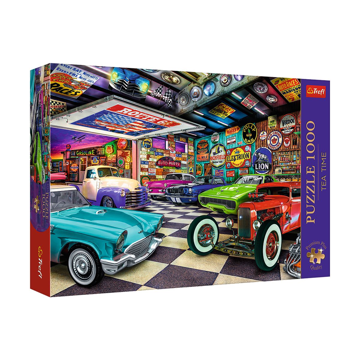 Puzzle Trefl Premium Plus Garaż kolekcjonera samochodów 1000 el. (10845)