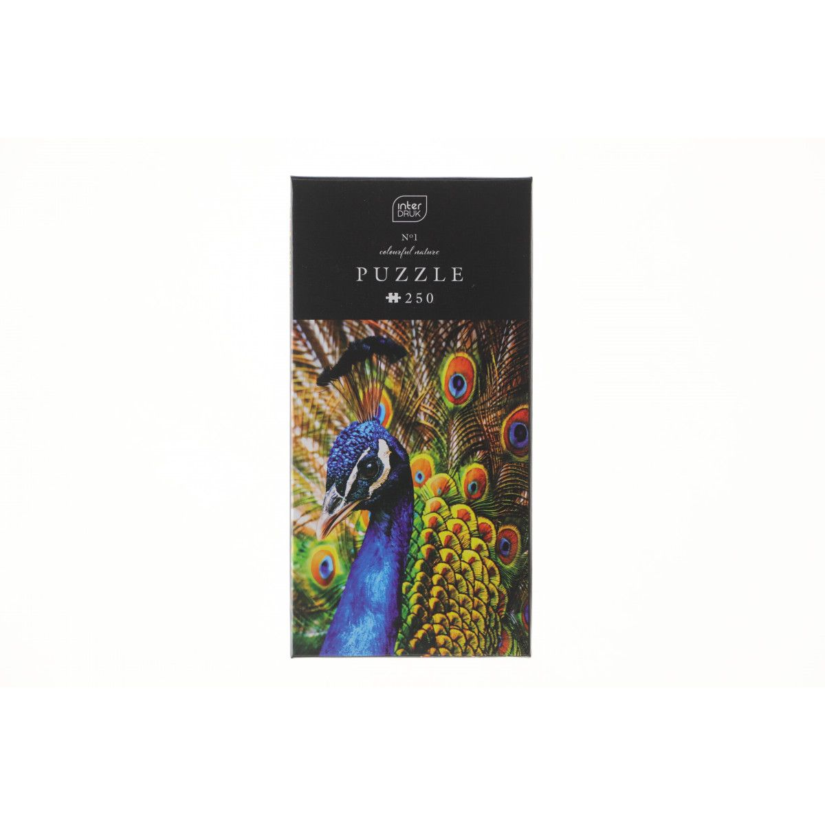 Puzzle Interdruk COLOURFUL NATURE 1 Peacock 5902277341980 250 el. (250 el)