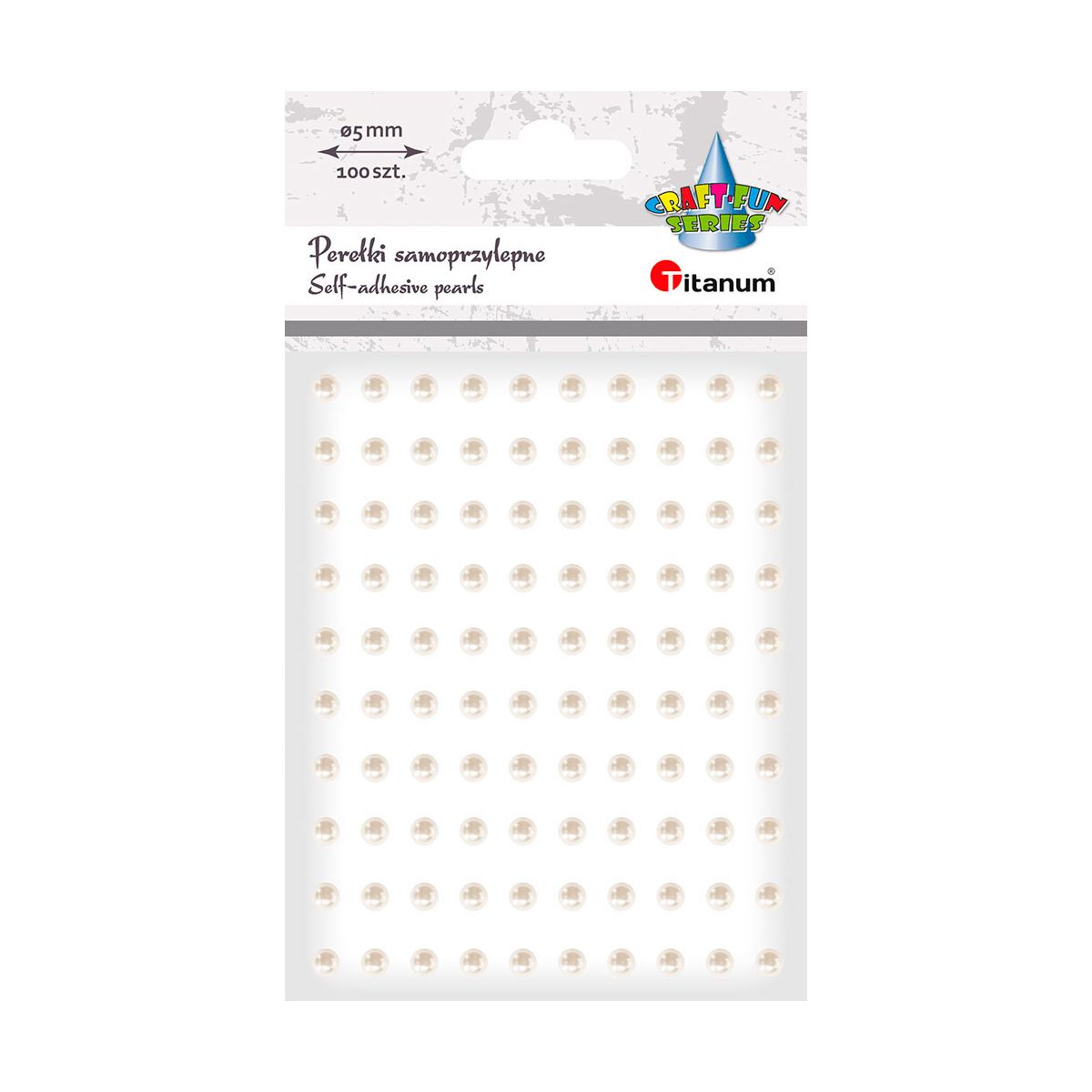 Kryształki Craft-Fun Series perełki białe Titanum (24CY0389)