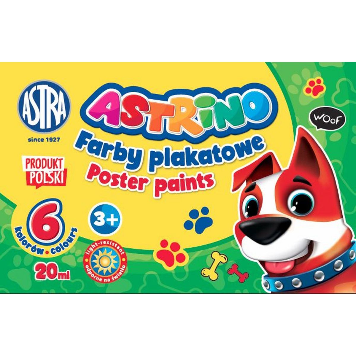 Farby plakatowe Astra ASTRINO kolor: miedziany 20ml 6 kolor. (301221001)