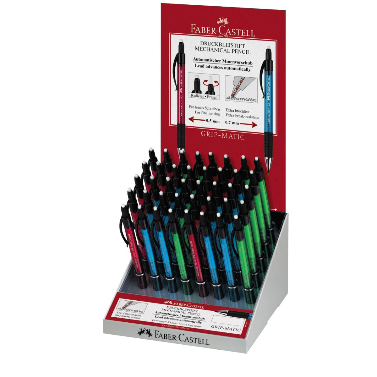 Ołówek automatyczny Faber Castell Grip-Matic (FC137741)